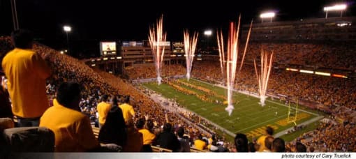 Sun Devil Stadium Stock Photo at The Regency Apartments in Tempe AZ