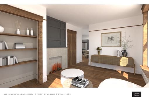 Modern Living Area at Ardenwood Apartments, North Haven