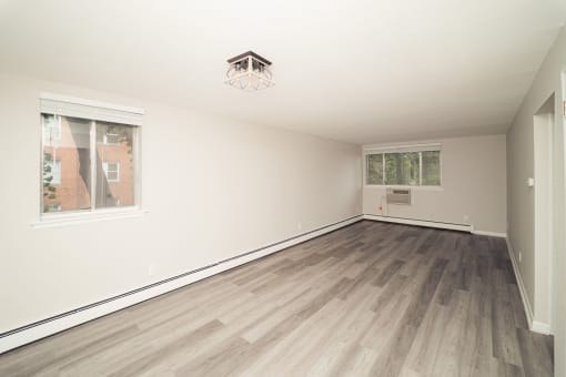 Unfurnished Living Area at Five High, West Hartford, CT