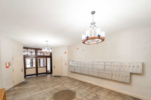the locker room at the club at highland village at Retro 511 Apartments, Connecticut 06516
