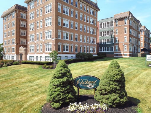 Exterior Building at The Packard, West Hartford