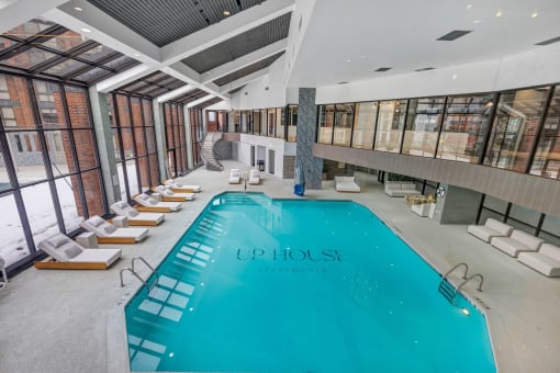 a swimming pool at Up House, Connecticut, 06032