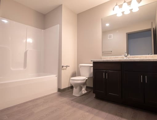 Element Urbandale Apartments Renovated Bathroom