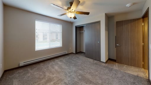 Element Urbandale Apartments Renovated Bedroom
