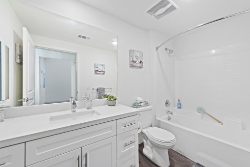 Luxurious Bathroom at LEVANTE APARTMENT HOMES, Fontana, CA