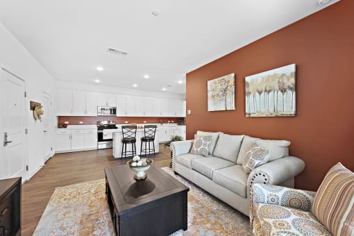 Modern Living Room at LEVANTE APARTMENT HOMES, Fontana, 92335