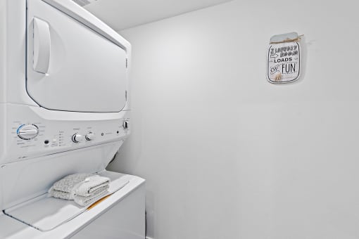 In-unit Washer & Dryer at LEVANTE APARTMENT HOMES, Fontana, CA