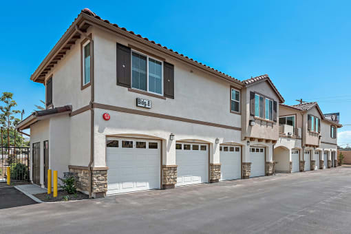 Garages at LEVANTE APARTMENT HOMES, Fontana, CA, 92335