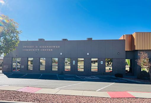 A building with the sign Dwight D. Eisenhower Community Center.