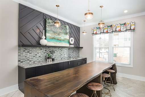 A community lounge room area with seating.
