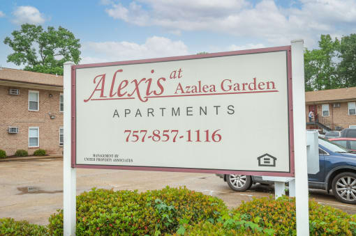 the apartments sign