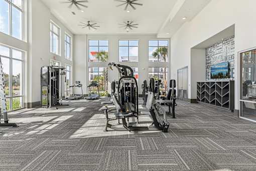 the gym at tapestry headwaters apartments in kissimmee, fl