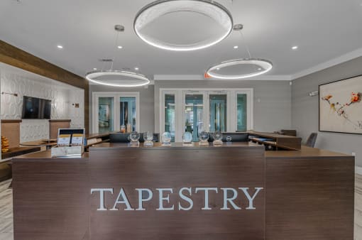 the lobby or reception area of Tapestry Bocage