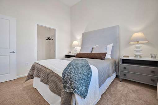 Model Home with high ceilings and ample closet