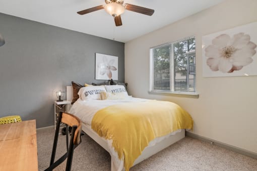 Bright bedroom  at Retreat at Brightside Apartments in Baton Rouge, LA