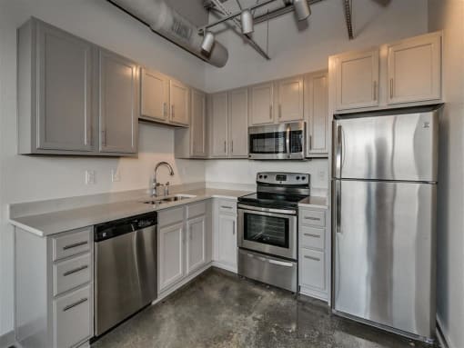 Stainless Steel Appliances Available at The Tower Apartments, Tuscaloosa