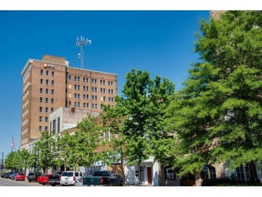 Property Building Exterior at The Tower Apartments, Tuscaloosa, 35401