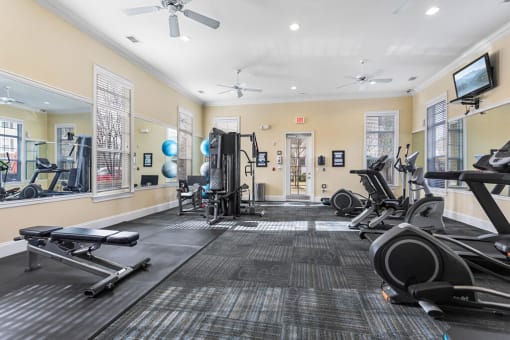 Cardio Studio Equipment at Tapestry Park, Chesapeake, Virginia