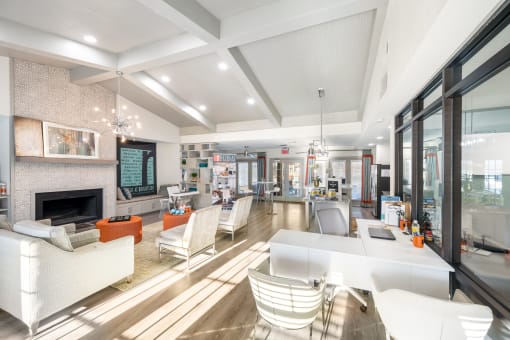 clubhouse and resident social space at Retreat at Brightside Apartments in Baton Rouge, LA
