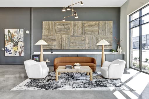 Lobby at Artisan Flats Apartments in Birmingham, AL
