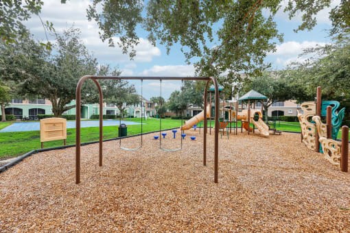 our playground is equipped with a variety of equipment for children to enjoy