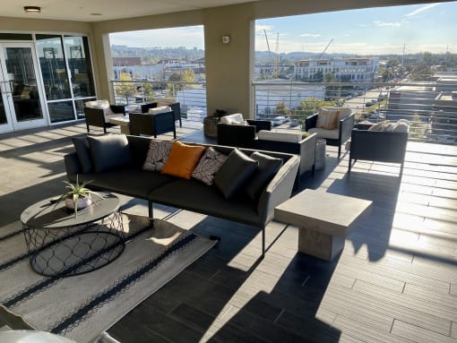Expansive downtown view at Flats on 4th Apartments in Birmingham, AL