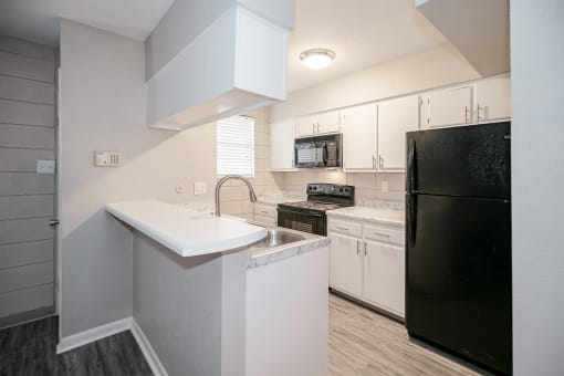 Island Kitchen at Arbor Pointe at Hillcrest, Little Rock, Arkansas