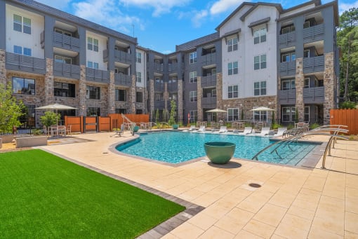 pool with large sundeck at Tapestry Overbrook in McDonough, Georgia