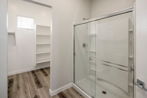 Walk in showers