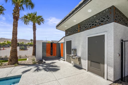 Linq at south mountain outdoor shower area
