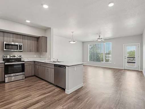Spacious Kitchen at V on Broadway Apartments, Tempe, AZ