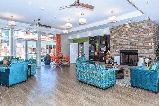 Well Lit Leasing Office at Ascend at Red Mountain, Mesa, AZ