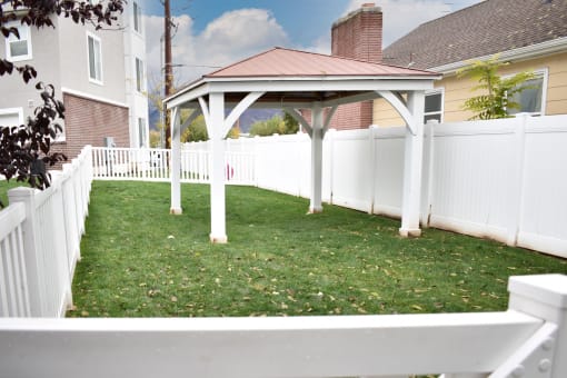 Dog park at The Village at Church & Main, Layton, Utah, 84041