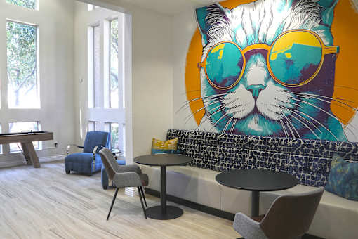 cafe area and rec room
