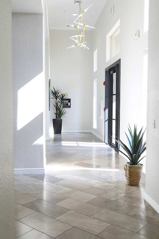 Leasing office entrance