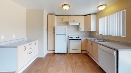 kitchenbedroom and closet
