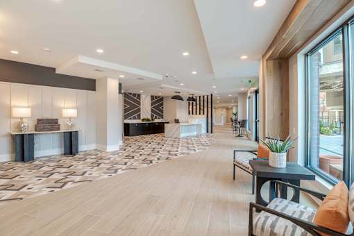 Sophisticated Lobby at The Ace, Richmond Virginia