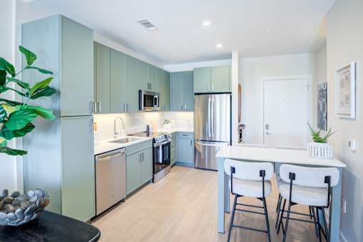 Kitchen And Dining Area at The Ace, Richmond, VA 23230