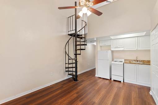 Living Room Kitchen Area