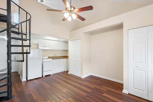 Living Room Kitchen Area