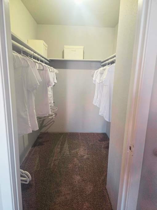 Large walk in closet