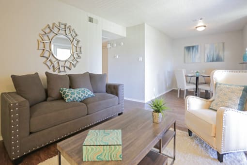 Furnished living room