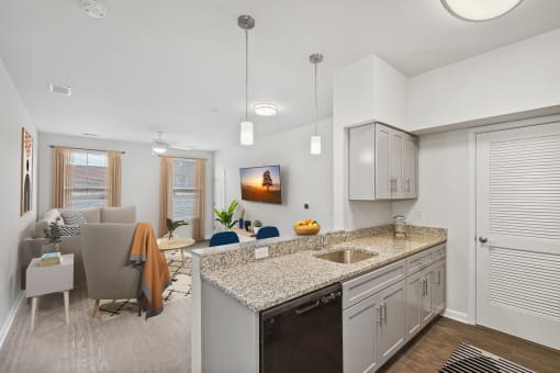 Kitchen in one bedroom
