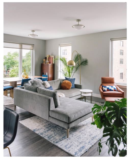 Burlington Station model living room