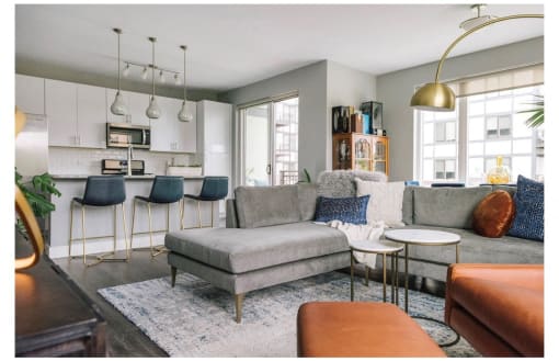 Burlington Station model living space