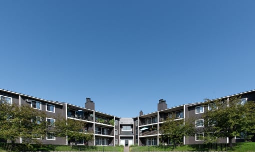 exterior view of Tylia Apartments in Maple Grove, MN