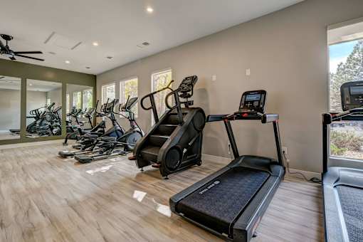 the gym at the preserve at polk apartments ga