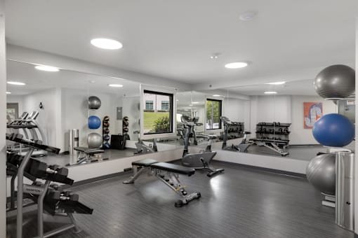 Fitness Center at Tylia Apartments in Maple Grove, MN