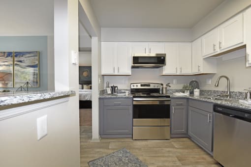 Custom Cabinetry in 1 and 2 bedroom apartments in Indianapolis, IN