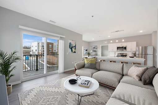 Lincoln Station Apartments Living Room